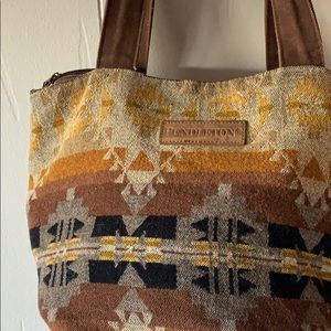 Pendleton cloth bag